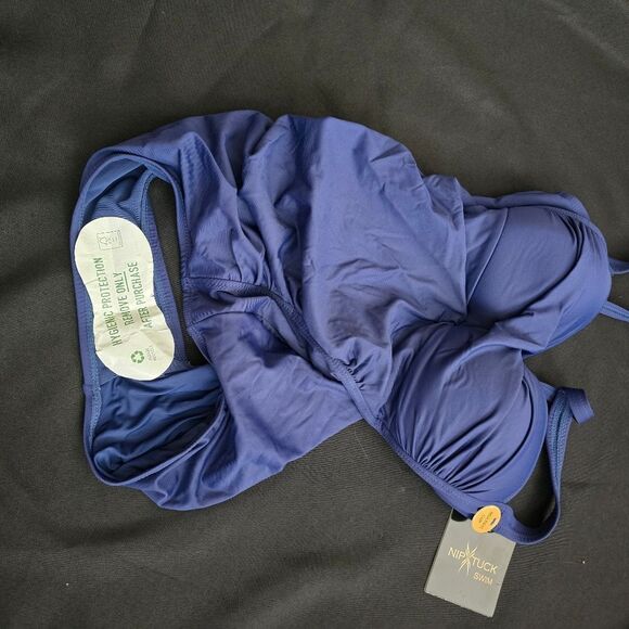 NipTuck Navy Blue One-Piece Swimsuit - Picture 5 of 8
